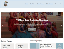 Tablet Screenshot of garrettcountyfair.org